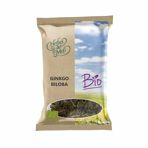 Ginkgo Biloba Hoja Bio 40g | Herbes Molí | Planta Ecológica para Infusión | Certificado BIO | Apto Veganos