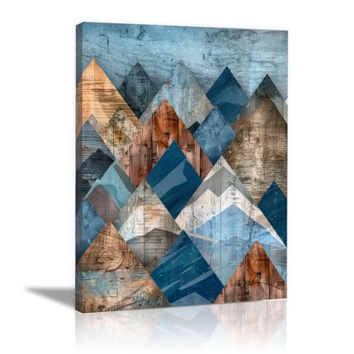 Poster mural de montagne GFDJKHT impression toile encadrée 40x60cm pour salon