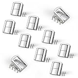 ZDNT 10 unidades de cierre de bloqueo de pecho, caja de madera con cierre