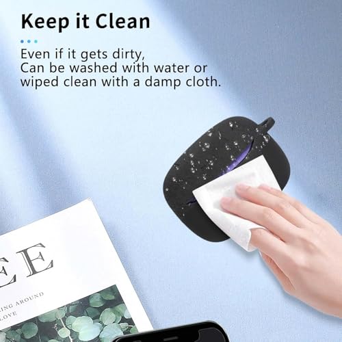Image of Soft Silicone Case Cover Compatible for Tune Beam 2 (Black)