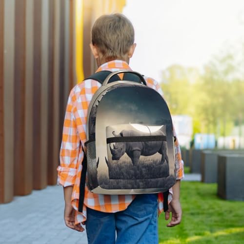 Sac à dos confortable pour étudiant imperméable et résistant
