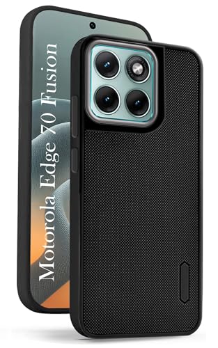 Image of Jkobi Rubberised Back Cover Case for Motorola Moto Edge 70 Fusion (Textured Grip Design | Micro-Fiber Cloth Inside | Slim and Light Weight | Soft Touch and Feel)