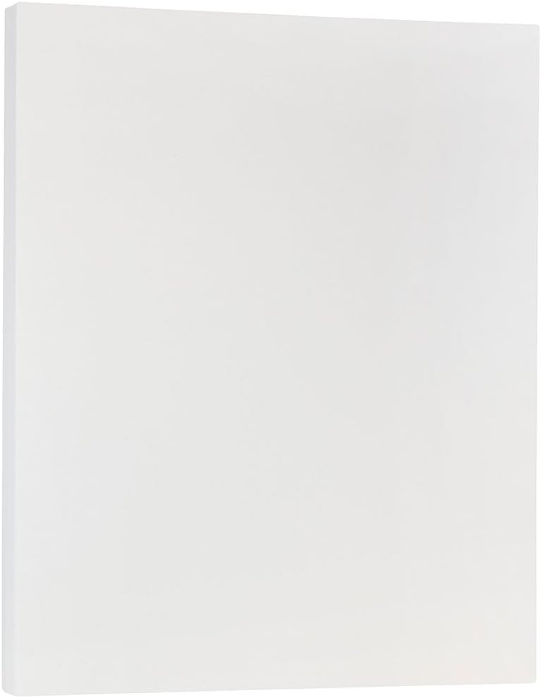 JAM PAPER Translucent Vellum 28lb Paper - 105 gsm - 8.5 x 11 - Clear - 100 Sheets/Pack