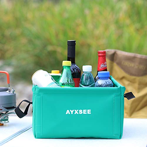 Bacinella Pieghevole Campeggio, Secchio Quadrato