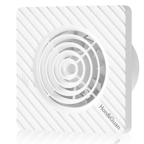 Hon&Guan 100mm Bathroom Extractor Fan with Humidity Sensor