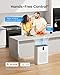 MERONTE Luftreiniger für Allergiker, Air Purifier für Raucherzimmer, HEPA Filter Gegen Staub Pollen, CADR 300 m³/h für 100 m², 24 dB, Timer, Luftqualitäts-Feedback & Automodus, Mattweiß, 1 Pack+3 Modi