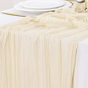 Socomi Cheesecloth Table Runner