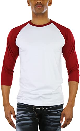 Opiniones y reviews de Buro para cuarto los 7 más buscados. 33 ToBeInStyle - playera clásica inspirada en el béisbol para hombre con mangas tres cuartos, Manga 3/4 - Borgoña y Blanco, M