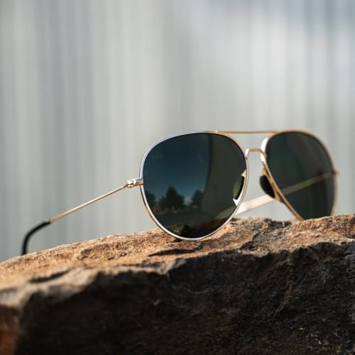 Image of Shady Rays Aviator Tangle Free - Polarized Womens Sunglasses