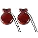 2 Pcs Flamenco Dance Castanets With String Wood Spanish Castanet Hand Percussion Instrument Musical Toy For Kids Adults