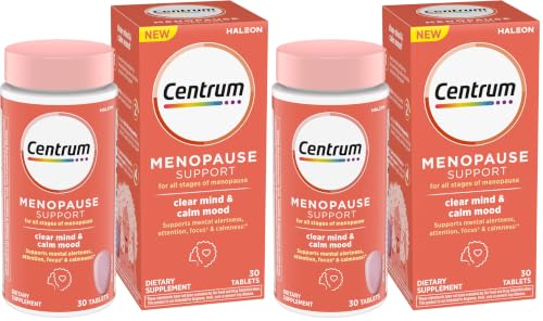 Centrum Clear Mind and Calm Mood Menopause Support Tablets,with Clinically Studied enXtra,30 Count (Pack of 2) - image 1