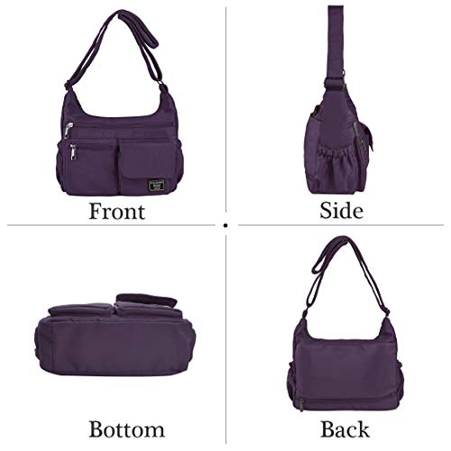Image of VOLGANIK ROCK Crossbody Bags for Women RFID Lightweight Travel Shoulder Bag Waterproof Nylon purses and handbags Pocketbook