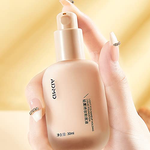 Admd Foundation,Hydrating Waterproof And Light Long Lasting Foundation,Admd Light Fog Makeup Holding Liquid Foundation (Natural Color) #TOP4