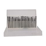 Ganzes Stück aus wärmebehandeltem massivem Wolframkarbid, das lange Lebensdauer hält, verpackt in einem schönen Kunststoffgehäuse für sichere Aufbewahrung und Schutz. Hervorragend für feine Detailarbeiten, Schneiden, Gravieren, Schnitzen, Ausbessern und Veredelung.