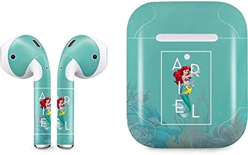 Skinit Decal Audio Skin Compatible with Apple AirPods 2 - Officially Licensed Disney Ariel Design