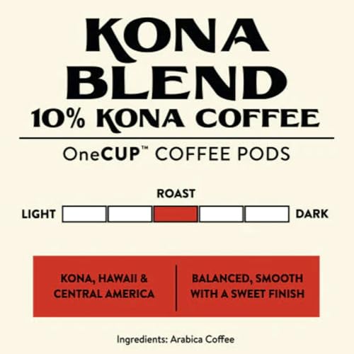 Image of San Francisco Bay Coffee - Medium Roast - Kona Blend (10 Ct) - Single Serve Coffee Pods, Commercially Compostable, K Cup Compatible