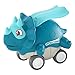 Cartoon Cape Dinosaure Jouets Voiture Appuyez sur la voiture de course en plastique Jouet Véhicule Modèle Stuffer Transforme Automatique Dino Voiture Cadeau pour Enfants Noël Anniversaire Cadeau