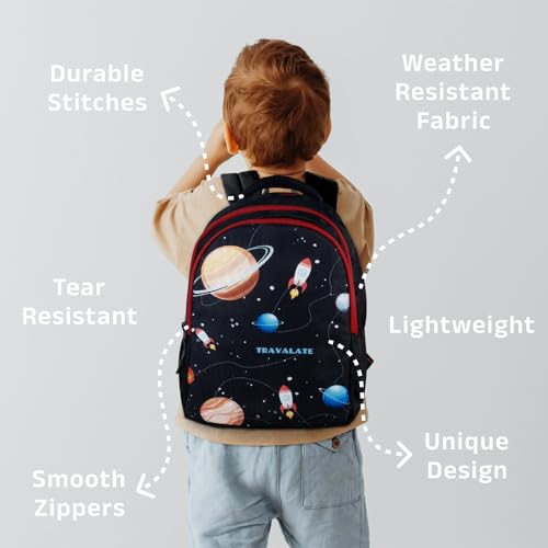 Image of TRAVALATE 25L Stylish &Trendy printed School Bag for Kid's | Backpack for Class 1 to 5 School Going Boys & Girls