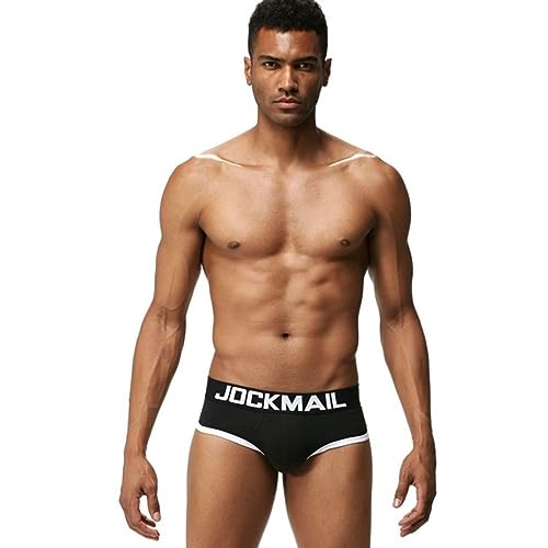 JOCKMAIL Mens Padded Boxers Soft Cotton Enhancing Buttocks Male Sponge Padding Underpants3