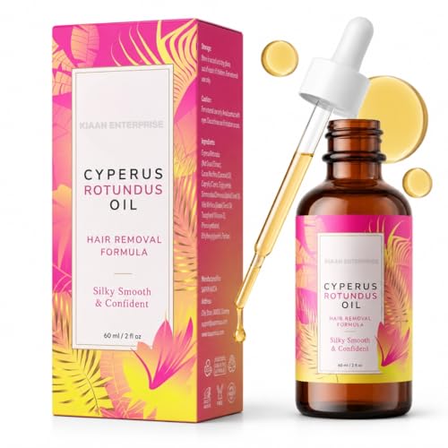 Image of Cyperus Rotundus Oil Hair Removal Spray for Women & Men | Cyprus Cypress Permanent Hair Reduction Oil for Face, Arms, Legs & Body (Pack of 1)