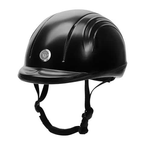 TuffRider Starter Basic Equestrian Horse Riding Helmet - Black - Large Cover