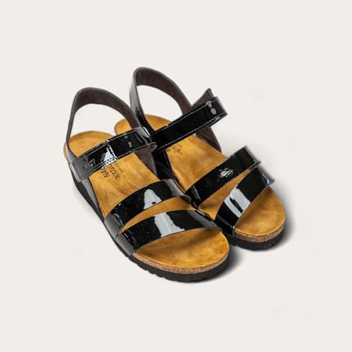 Image of NAOT Kayla Women's Sandals - Supportive 3-Strap Design with Backstrap, Cork & Latex Footbed - Arch Support - Travel-Friendly Comfortable Walking Sandals for All-Day Wear