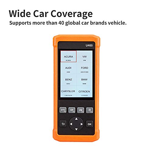 LAUNCH U400 OBD2 Scanner automotivo almofada de freio eletrônica redefinir a lâmpada de óleo OBD lei