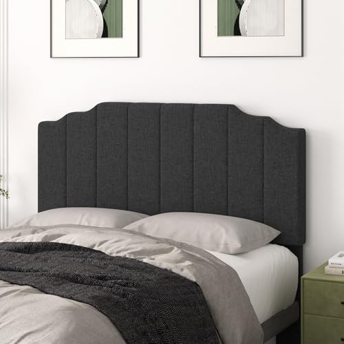 Befurtori Queen Size Headboard Only, Linen Wall Mounted Headboard Queen/Full