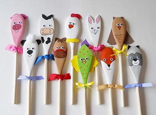 Set of 12 x 12" (300mm) Beechwood Wooden Spoon, Ideal for Baking, Decorating, Engraving. Made in the EU. Tradeco direct®