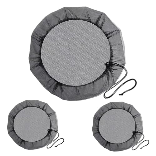Debris Cover Drawstring | Outdoor Rain Barrel Covers Netting For Outdoor Garden Yard Patio Greenhouse Backyard Farms | Rain Barrel Net Cover | Protector Netting with Drawstring |