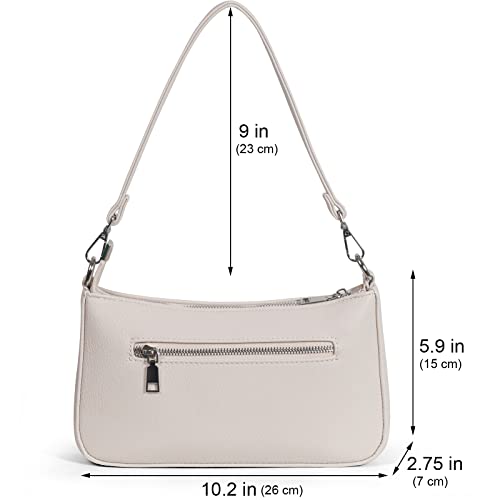 NIUEIMEE ZHOU Small Shoulder bag with 2 Removable Straps Cross Body Clutch Purse Handbag for Women 6