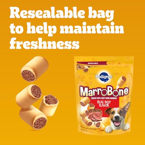 Image of Pedigree MarroBone Bone Marrow Dog Treats, Beef Flavor, 1.5 lb, 8-Pack