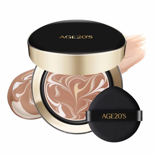 AGE20'S Signature Essence Pact Cushion Foundation 27C Honey SPF50+ Vegan