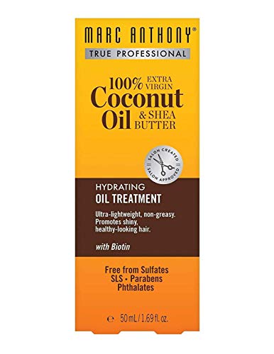 Marc Anthony Coconut Oil & Shea Butter Treatment 1.69 Ounce (50ml) (3 Pack)