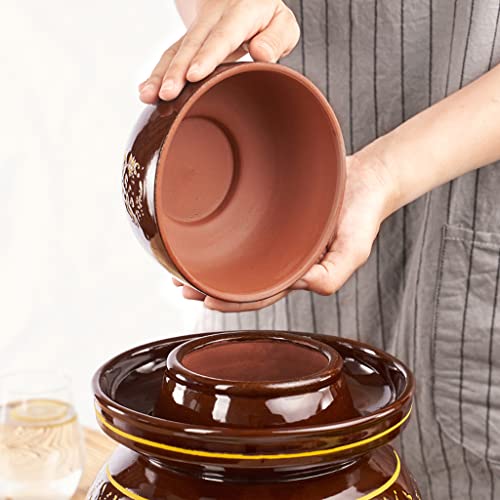 Olla de decapado tradicional para fermentar hasta 9kg de vegetales de forma natural 6