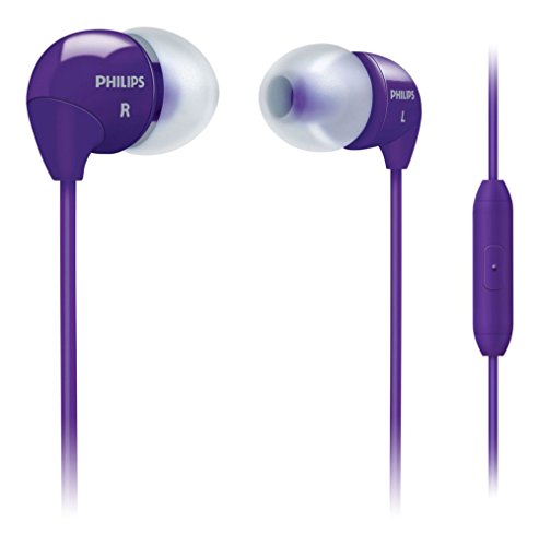 Philips SHE3595PP/28 in-Ear Headset with Mic, Purple