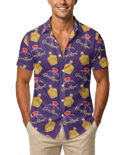 Image of 99TIMORO Funny Movie Mens Hawaiian Shirts Button Down Short Sleeve