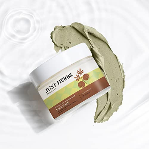 Image of Just Herbs 8 In 1 Root Nourishing Amla Neem Hair Fall Control Shampoo 200 Ml & Just Herbs Ayurvedic Vitamin C Face Pack & Mask- 50 gm