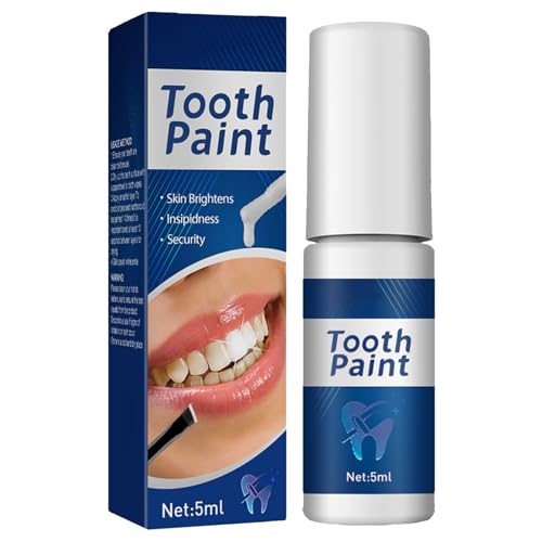 Pintura Dental,Pintura Blanqueadora de Dientes,Gel Blanqueador de Dientes,Gel Instantánea Para Blanquear Elimina Las Manchas de Los Dientes y Refresca el Aliento