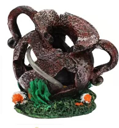 Mistletoe Broken Aquarius/Pot Aquarium Fish Tank Ornament. Create Natural Environment in Your Aquarium Fish Tank