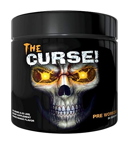 The Curse Ultimate Pre-Workout Powder For Insane Energy Orange Mango 50 Servings
