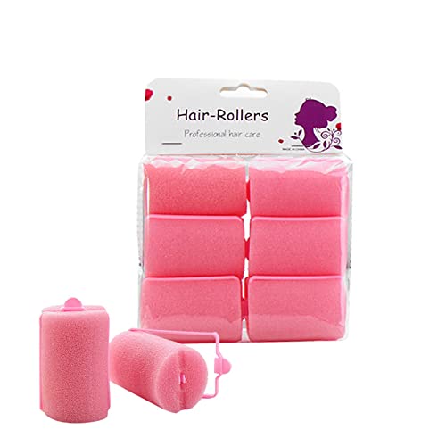 Rulos de Espuma Sin Calor para el Cabello - Rizadores Suaves y Flexibles para Dormir - Esponja para Peinar