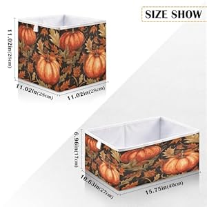   Bolaz-Vintage-Pumpkin-Maple-Leaf-Closet-Organizers-Storage-Cubes-Storage-Bins-Shelf-Baskets-Containers-for-Home-Room-OfficeSquare