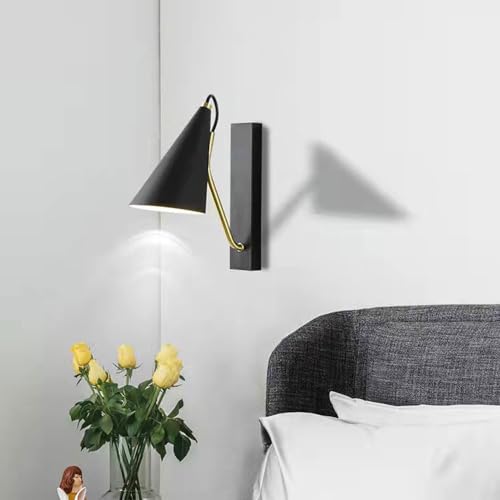 Luces nórdicas de dormitorio modernas y apliques de pared LED para pasillo y estudio 5