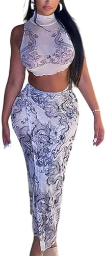 Xuan2Xuan3 Women's Camouflage Bodycon Jumpsuit - Backless Sleeveless One-Piece, Zipper Closure - View #6