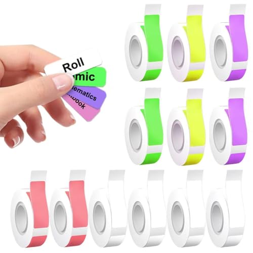 Dvvsav Colored D30 Label Tape Pack