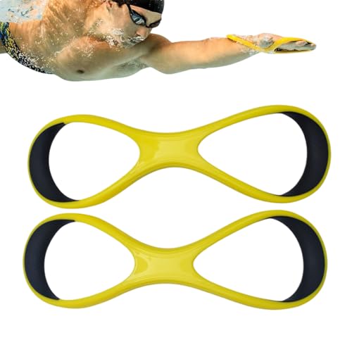 Fulcrum Pinna per avambraccio, 8 guanti correttivi a gomito alto, guanti palmati, aiuto per l'allenamento, 8 parole, attrezzatura per nuoto, freestyle per uomini, donne e bambini