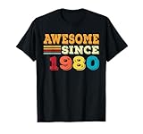 Photo Gallery 45 years old gifts awesome 1980 birthday gifts maglietta Photo Gallery 45 years old gifts awesome 1980 birthday gifts maglietta