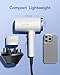 Wavytalk Hair Dryer with Diffuser 1875W Ionic Blow Dryer for Fast Drying with Concentrator Lightweight White.