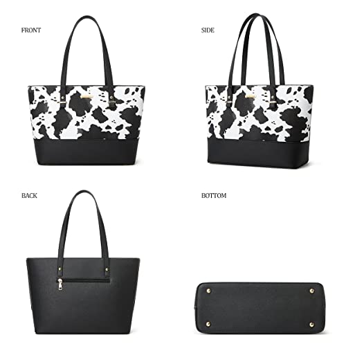 Image of Women Fashion Handbags Wallet Tote Bag Shoulder Bag Top Handle Satchel Purse Set 4pcs